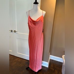 NWT Express satin cowl neck dress size XL